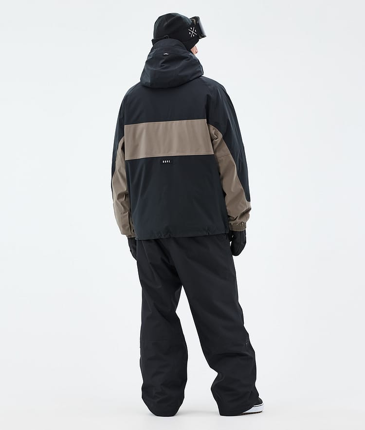 Dope Spartan Veste Snowboard Homme Stripe Black/Walnut, Image 4 sur 8