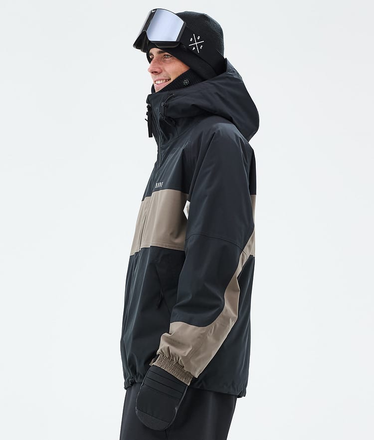 Dope Spartan Kurtka Narciarska Mężczyźni Stripe Black/Walnut, Zdjęcie 5 z 8