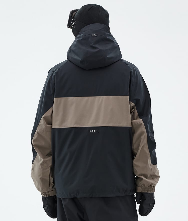 Dope Spartan Veste Snowboard Homme Stripe Black/Walnut, Image 6 sur 8