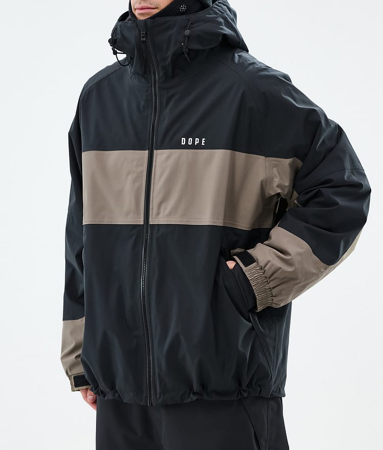 Dope Spartan Kurtka Narciarska Mężczyźni Stripe Black/Walnut, Zdjęcie 7 z 8