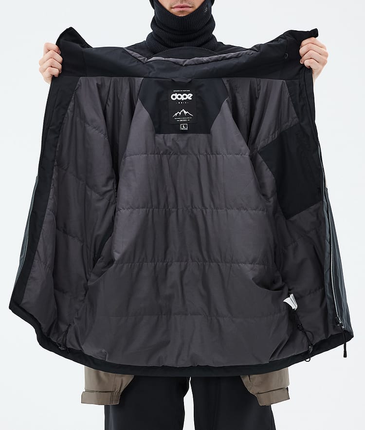 Dope Spartan Veste Snowboard Homme Stripe Black/Walnut, Image 8 sur 8