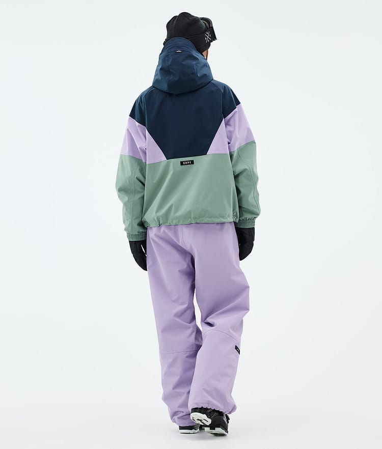 Dope Spartan W Ski Jacket Women Sport Dark Blue/Faded Violet/Faded Green, Image 4 of 8