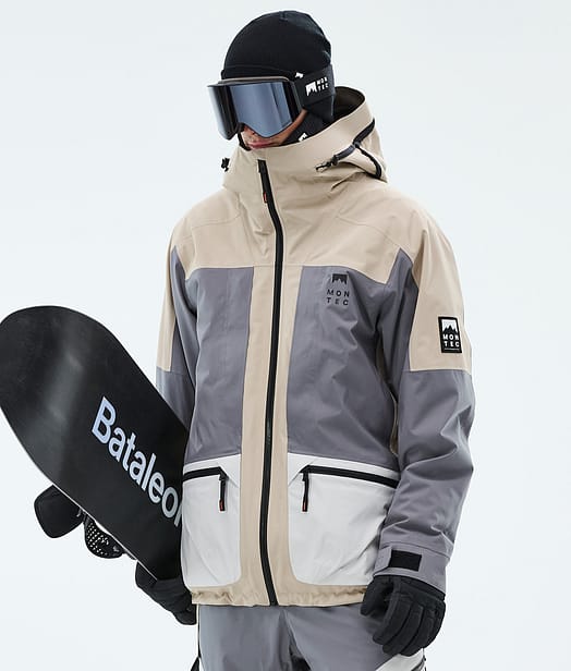 Montec Morpheus Giacca Snowboard Uomo Sand/Light Pearl/Light Grey