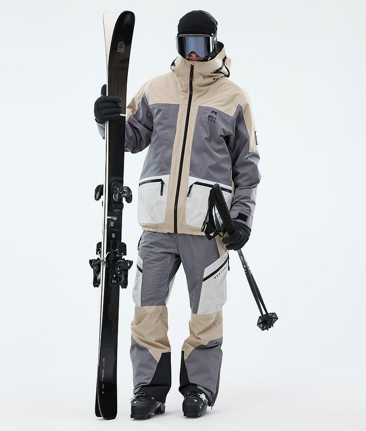 Montec Morpheus Skijakke Herre Sand/Light Pearl/Light Grey, Image 2 of 9