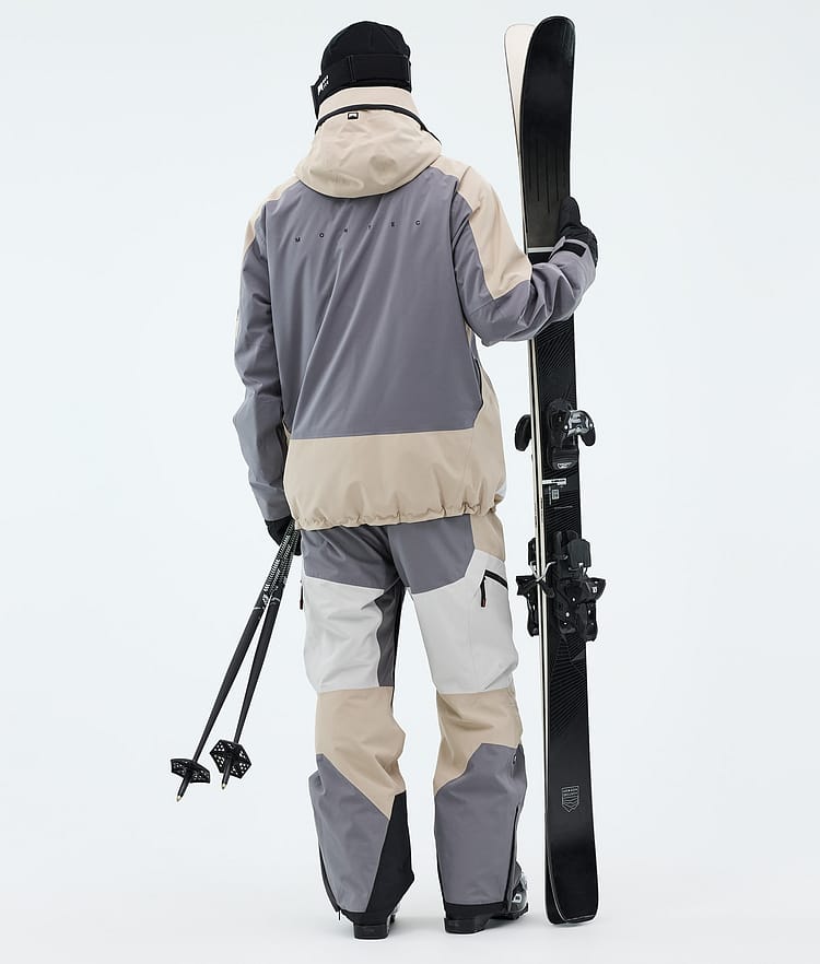 Montec Morpheus Skijakke Herre Sand/Light Pearl/Light Grey, Image 3 of 9