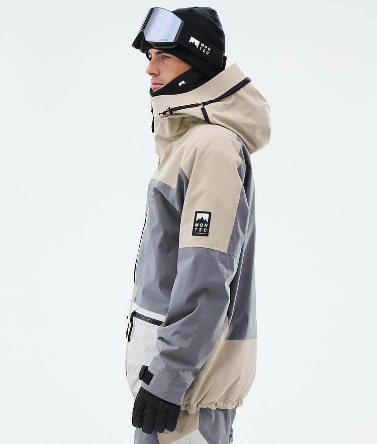 Montec Morpheus Giacca Snowboard Uomo Sand/Light Pearl/Light Grey, Image 5 of 9