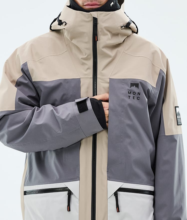 Montec Morpheus Giacca Snowboard Uomo Sand/Light Pearl/Light Grey, Image 8 of 9