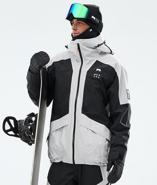Montec Morpheus Snowboard jas Heren Light Grey/Black