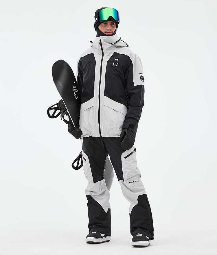 Montec Morpheus Snowboard Jacket Men Light Grey/Black, Image 3 of 10