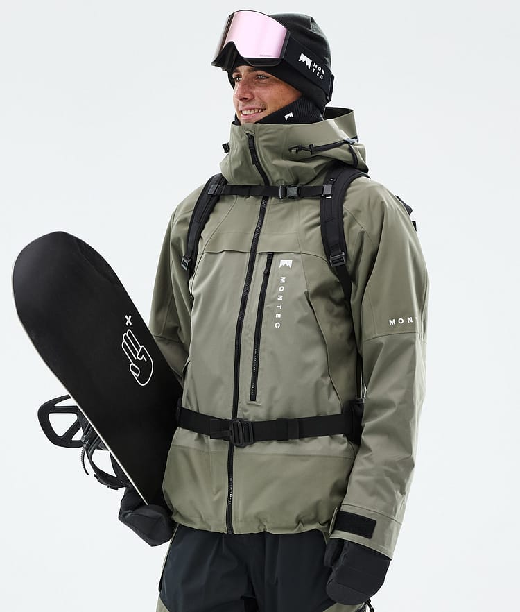 Montec Oracle Kurtka Snowboardowa Mężczyźni Greenish, Zdjęcie 1 z 11