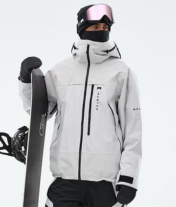 Montec Oracle Kurtka Snowboardowa Mężczyźni Light Grey