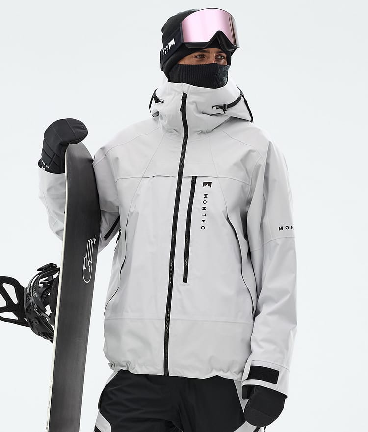 Montec Oracle Veste Snowboard Homme Light Grey, Image 1 sur 10