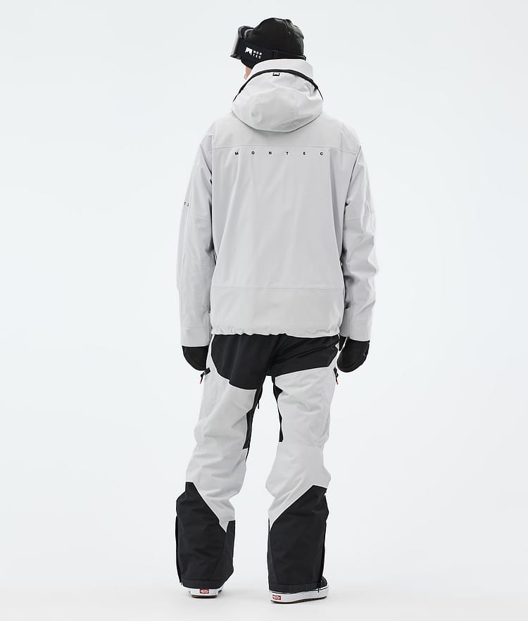 Montec Oracle Veste Snowboard Homme Light Grey, Image 5 sur 10