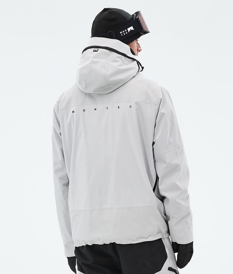 Montec Oracle Veste Snowboard Homme Light Grey, Image 7 sur 10