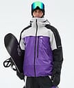 Montec Oracle Snowboard jas Heren Light Grey/Black/Vivid Purple