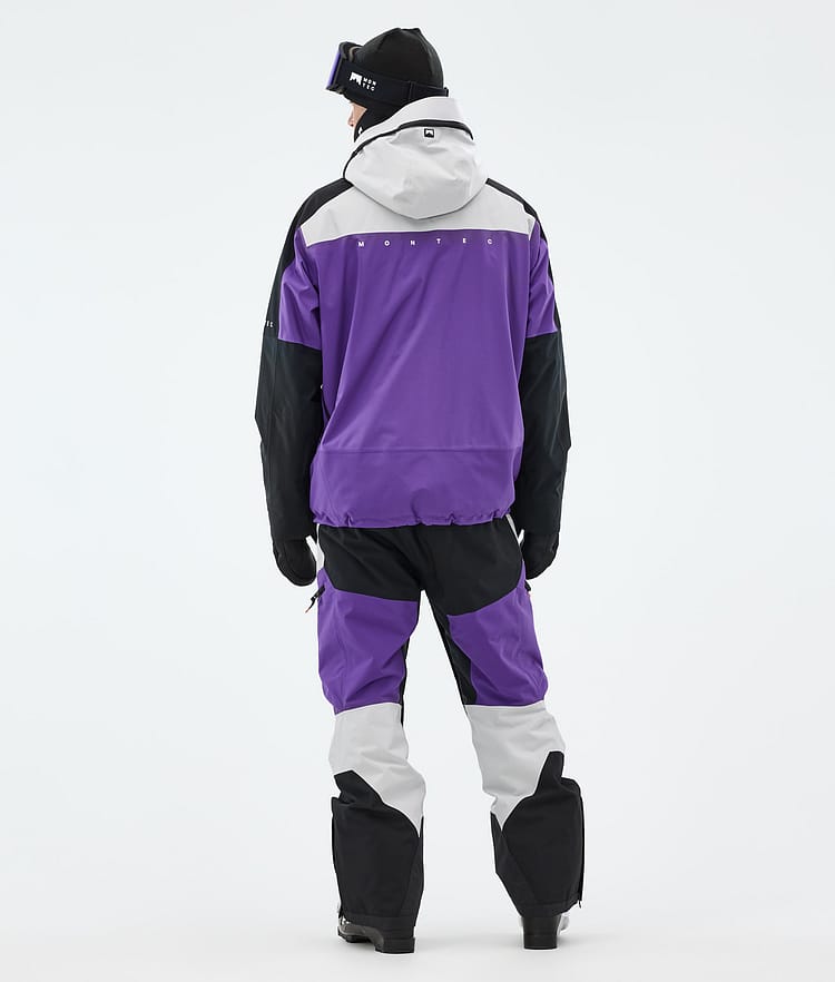 Montec Oracle Veste de Ski Homme Light Grey/Black/Vivid Purple, Image 5 sur 10
