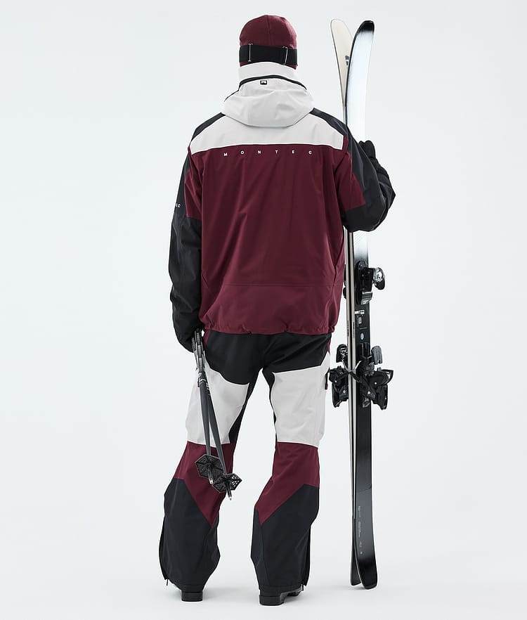 Montec Oracle Ski jas Heren Light Grey/Black/Burgundy, Image 3 of 9