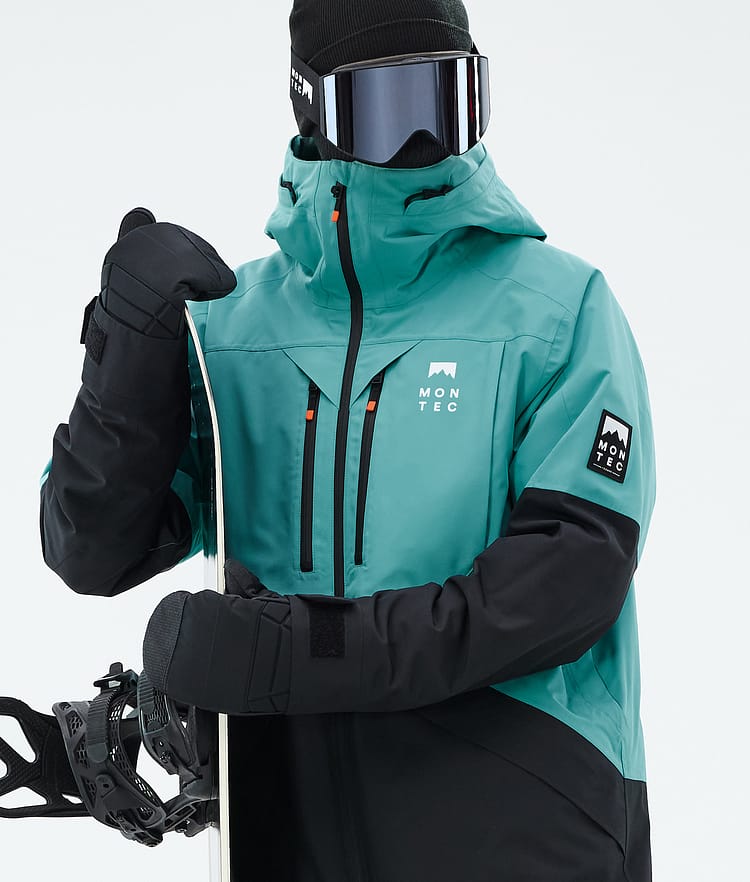 Montec Arch Snowboard Jacket Men Turquoise/Black, Image 2 of 10