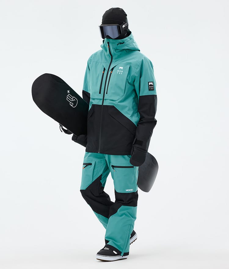 Montec Arch Snowboard Jacket Men Turquoise/Black, Image 3 of 10