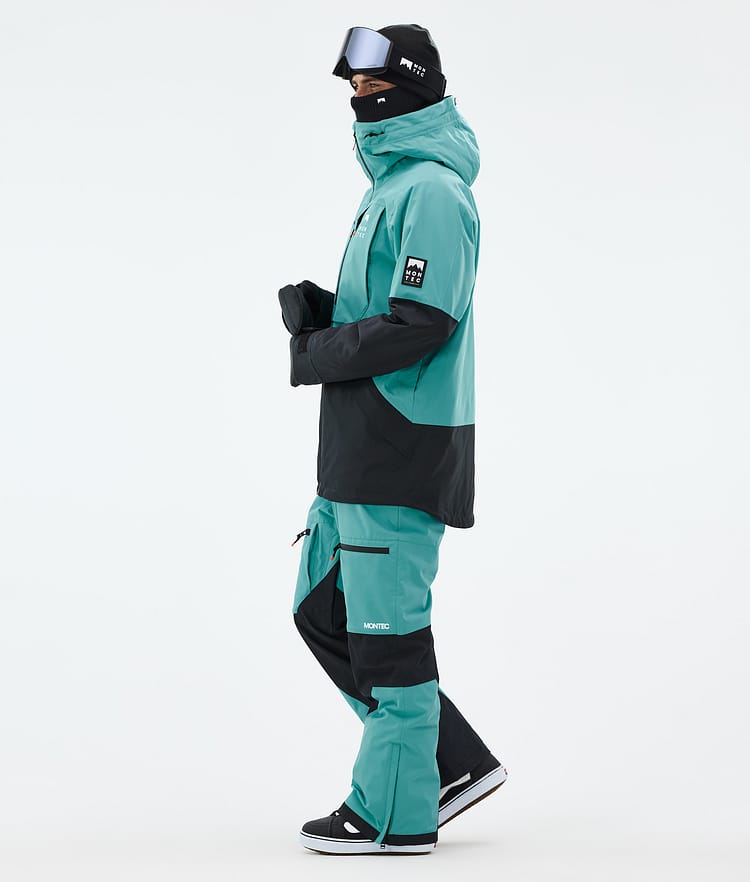 Montec Arch Snowboard Jacket Men Turquoise/Black, Image 4 of 10