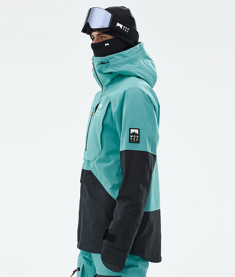 Montec Arch Snowboard Jacket Men Turquoise/Black, Image 6 of 10