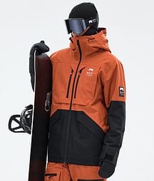 Montec Arch Snowboard Jacket Men Burned Orange/Black