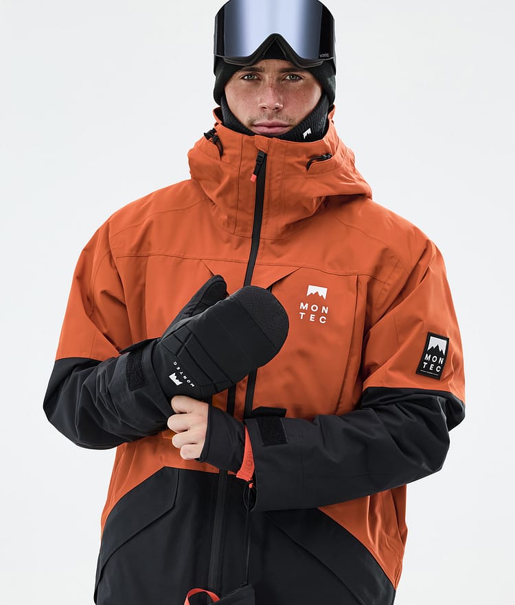 Montec Arch Snowboard Jacket Men Burned Orange/Black, Image 2 of 10