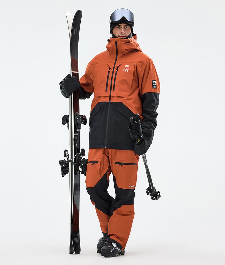 Montec Arch Ski Jacket Men Burned Orange/Black, Image 3 of 10