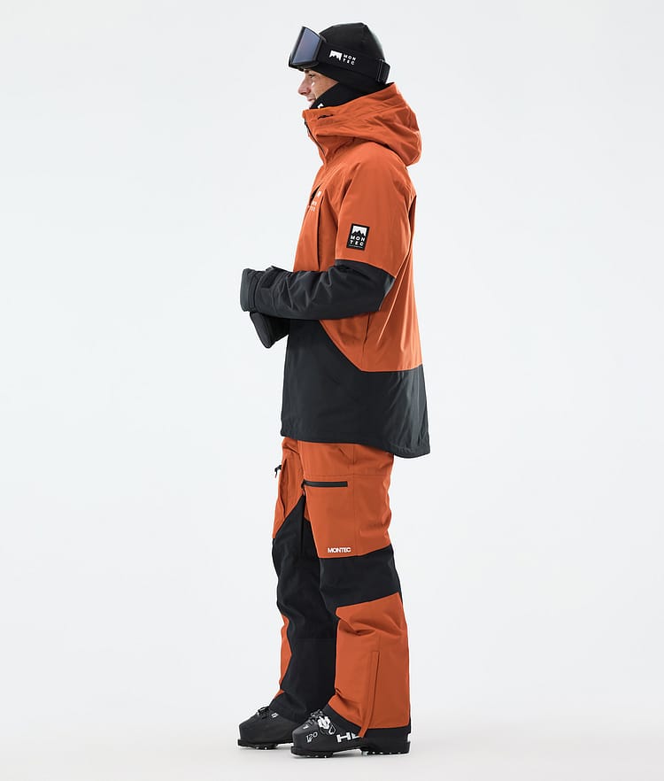 Montec Arch Ski Jacket Men Burned Orange/Black, Image 4 of 10