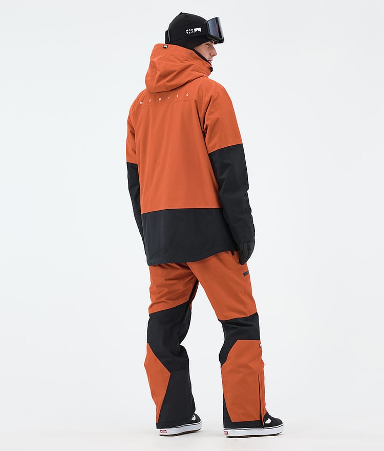 Montec Arch Snowboard Jacket Men Burned Orange/Black, Image 5 of 10