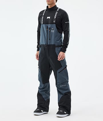 Montec Dozer Pantaloni Snowboard Uomo Metal Blue/Black