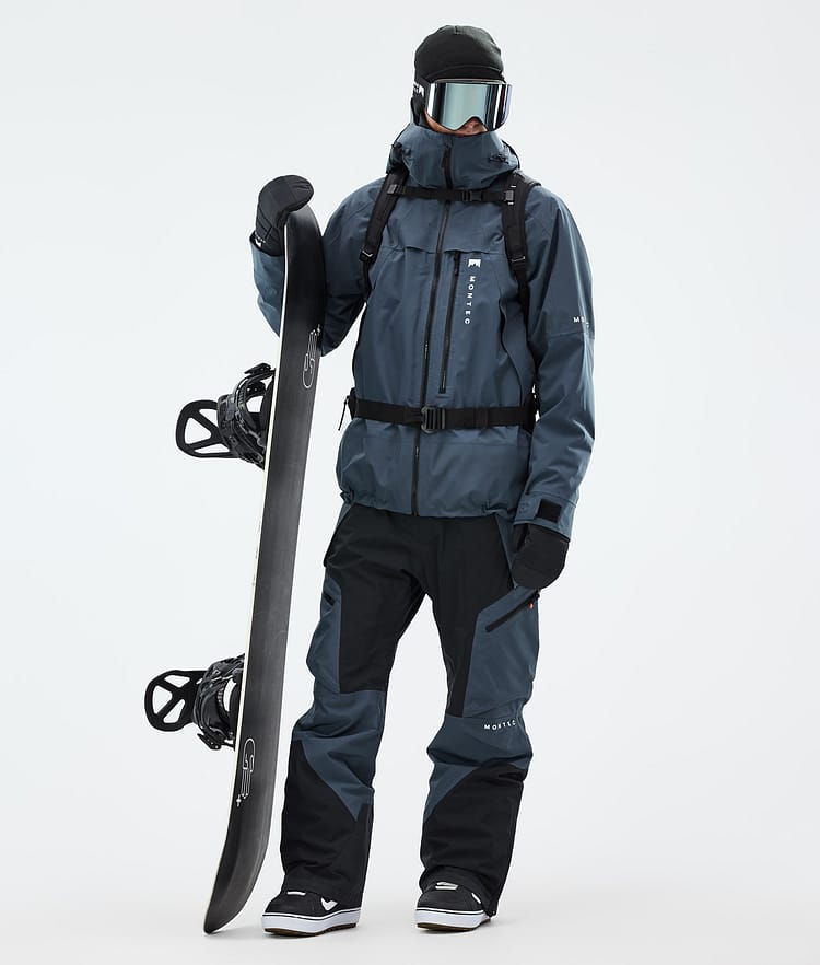 Montec Dozer Pantaloni Snowboard Uomo Metal Blue/Black, Immagine 2 di 7