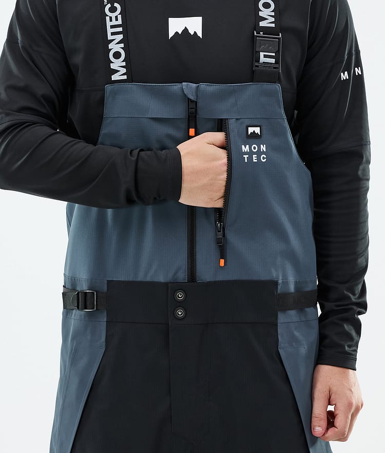 Montec Dozer Ski Pants Men Metal Blue/Black, Image 5 of 6
