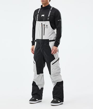 Montec Dozer Pantaloni Snowboard Uomo Light Grey/Black