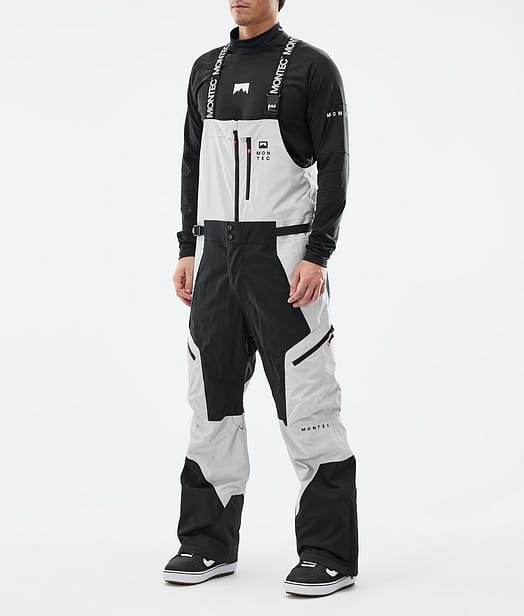 Montec Dozer Snowboard Broek Heren Light Grey/Black