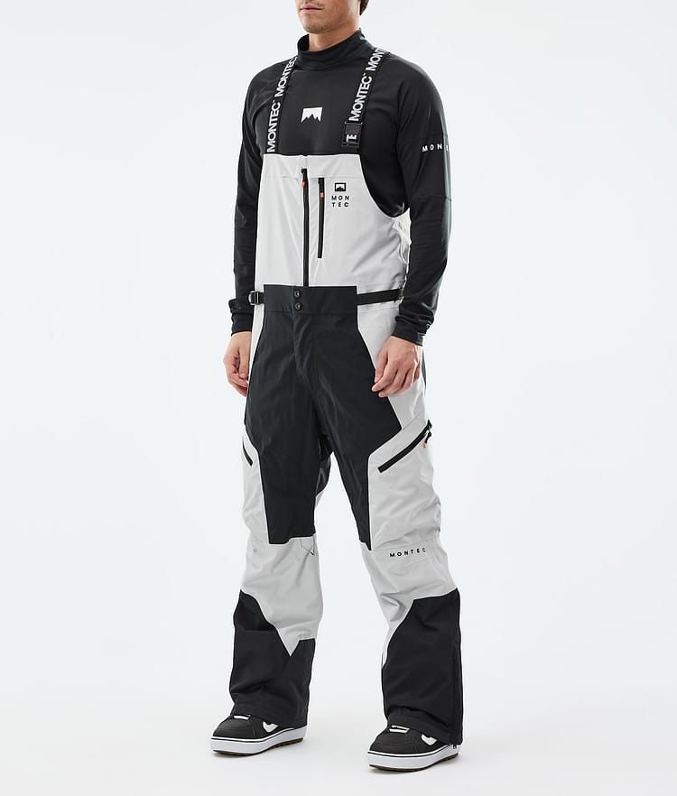 Montec Dozer Snowboard Pants Men Light Grey/Black, Image 1 of 6