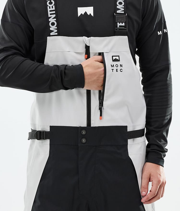 Montec Dozer Ski Pants Men Light Grey/Black, Image 5 of 6