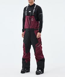 Montec Dozer Pantaloni Sci Uomo Burgundy/Black