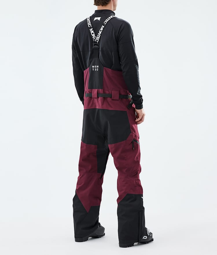 Montec Dozer Ski Pants Men Burgundy/Black, Image 3 of 6