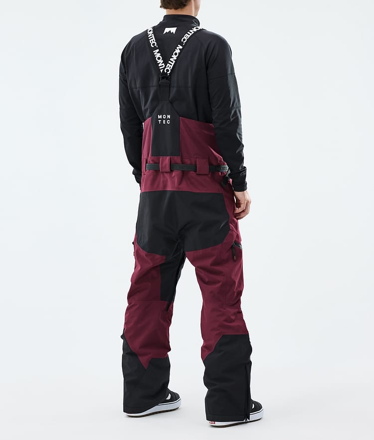 Montec Dozer Snowboard Pants Men Burgundy/Black, Image 3 of 6
