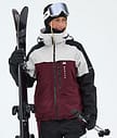 Montec Oracle W Lyžařská Bunda Dámské Light Grey/Black/Burgundy