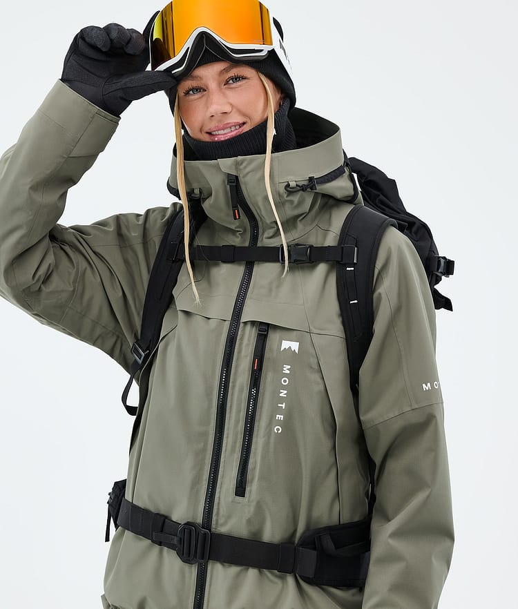 Montec Oracle W Veste de Ski Femme Greenish, Image 4 of 9