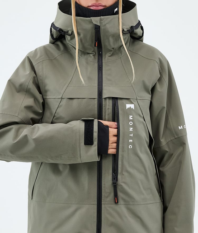 Montec Oracle W Veste Snowboard Femme Greenish, Image 8 of 9
