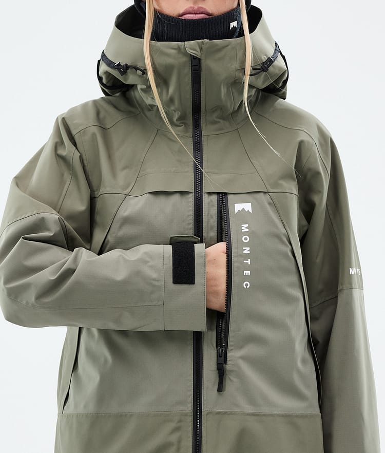 Montec Oracle W Snowboard Jacket Women Greenish, Image 9 of 10