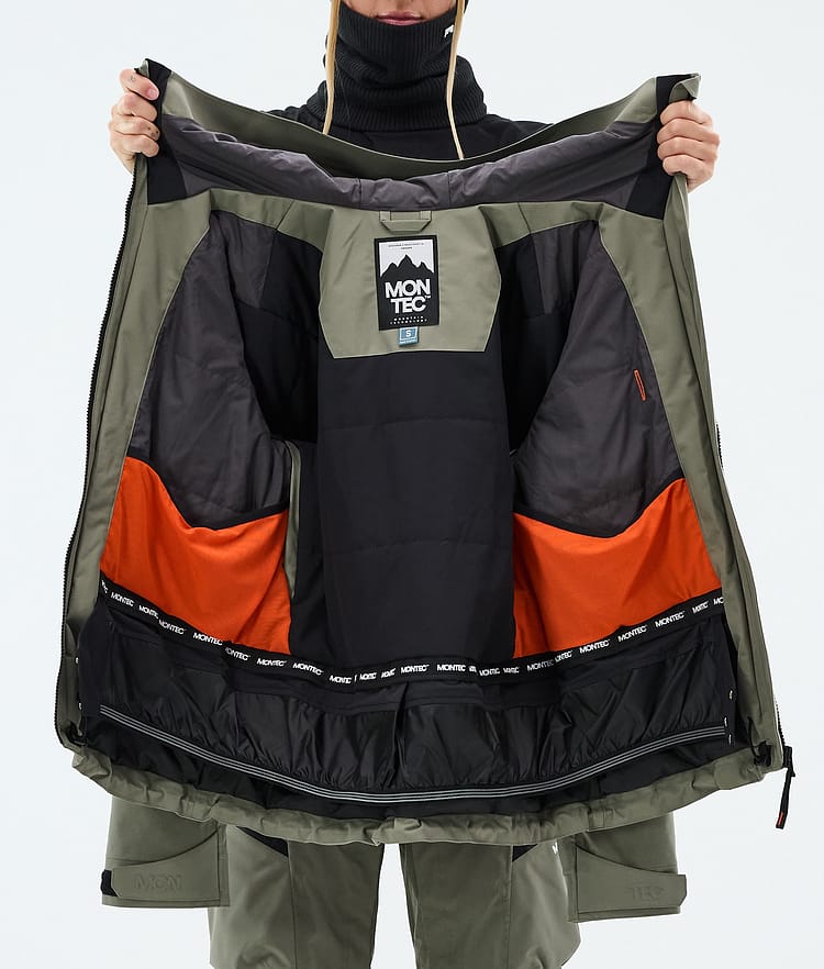 Montec Oracle W Veste de Ski Femme Greenish, Image 9 of 9