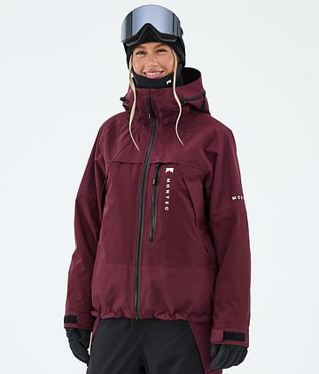 Montec Oracle W Snowboard Jacket Burgundy