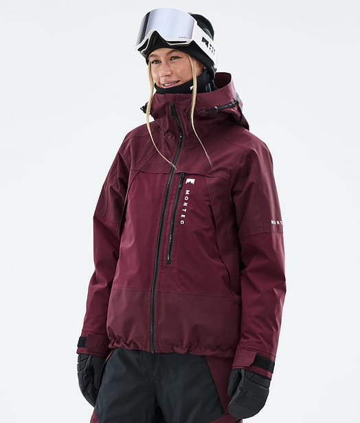 Montec Oracle W Snowboard jas Dames Burgundy