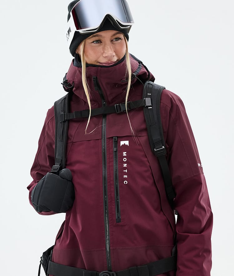 Montec Oracle W Snowboard Jacket Women Burgundy, Image 2 of 10