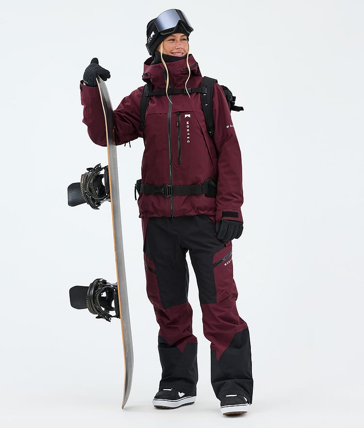 Montec Oracle W Veste Snowboard Femme Burgundy Renewed, Image 2 of 9