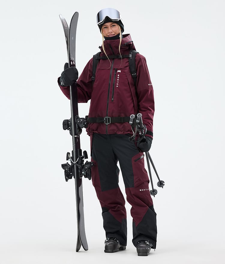 Montec Oracle W Ski Jacket Women Burgundy, Image 3 of 10